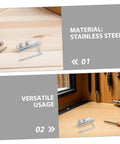 Heavy Duty 2 Piece Broken Valve Screw Extractor Kit Made From Premium Stainless Steel For Effortless Faucet Removal And Pipe Thread Repair Jobs Made Easy, stainless steel