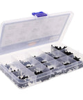 450 Piece Carbon Steel Self Tapping Screw Kit With Cross Head For Small Electronics And Home DIY Repairs, Weather Resistant Finish