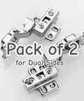 Two Pack Up Down Flip Cabinet Hinge Side Mount Door Shelf Lid Hinge For Soft Close Heavy Duty Lid Support Hardware Stainless Steel Corrosion Resistant Smooth Quiet Motion For Cabinets, pack of 2