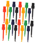 Test Hook Probe Kit For Digital Multimeter Leads With Safe Insulated Plastic Boots Round Test Hooks And Mini Clips Shown