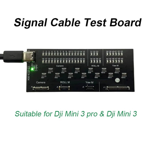 Gimbal Signal Cable Tester Kit For Mini 3 Pro, Mini 3, And Mini 4 Pro Drones PTZ Flat Cable Roll Axis Diagnostics Tool board view