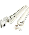 Heavy Duty Bottom Mount Drawer Runners 1 Pair 2 Section with nylon pulleys for smooth operation and heavy storage.