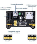 Electronic Component Fun Kit With Ebook Upgrade Starter Kit Includes Breadboard Jumpers PCB Soldering Kit LEDs And Resistors For Arduino Raspberry Pi ESP32 And ESP8266 Projects And Hands On Learning voltage converter module