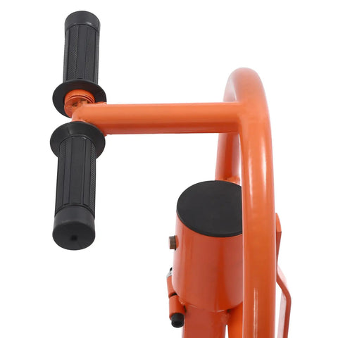 Handle detail of Heavy Duty Furniture And Crate Mover With Swivel Casters For Easy Hauling Built Tough Carbon Steel Construction
