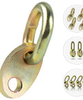 Heavy Duty Engine Lift Bracket Set 4 Piece, Adjustable Barrel Lifting, Aluminum Alloy Construction, Built Tough Safety Assured Engine Lifting Eye Bolt Kit for Garage Use and Versatile Auto Repair Projects. Gold aluminum eye bolt bracket