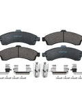 Front Brake Kit With 12.01 Inch Rotors And Ceramic Pads For Chevrolet Trailblazer GMC Envoy Buick Rainier And Isuzu Ascender displayed.