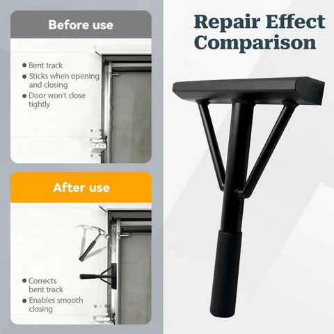 Two Point Five Kilogram Alloy Steel Anvil For Garage Door Track Repair And Straightening For Standard Two Inch Vertical Roller Tracks Pro Grade Maintenance Kit comparison