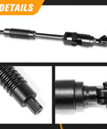 Toyota Tundra And Sequoia Steering Column Shaft Assembly Direct Fit Replacement For 2007 Through 2021 Models With 45203 0C011 Lower