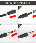 Installation guide for Long 5000mm 16 Foot 4 In Hydraulic Brake Hose For Sram And Shimano Disc Brakes BH90 Compatibility.