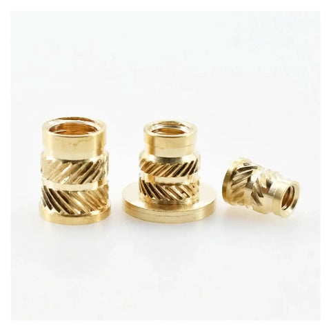 Threaded Insert Knurled Nuts M2 To M8 Brass Hot Melt Flange Nut For Plastic Projects With Metric Thread Easy Install Guide Design