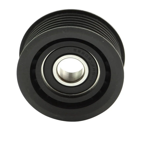 Must-Have High-Performance Tensioner Idler Pulley Kit For Mercedes S350 E320 C280 Replaces 1122000970 BACB11-KIT008 And More Parts To Keep Your Engine Running Smoothly Without Any Worries.. black ribbed idler pulley with bearing