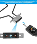 Power Cord With Built In Thermostat Controller For Heating Element Replacement 125V 15A shown with probe and display
