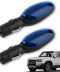 Gas Saver Kit For Fuel Efficiency And Spill Prevention, Universal Fit For Cars Trucks And Diesels, two plug-in devices shown with vehicle