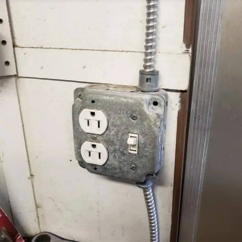 Twelve Pack Four Inch Square Electrical Boxes With One And A Half Inch Deep Metal Junction Boxes 21 Cubic Inches Galvanized Steel