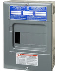 Homeline Load Center With Cover 100 Amp Indoor Electrical Panel For Home Wiring 6 Space 12 Circuit One Phase Service Entrance