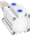 Double Acting Aluminum Pneumatic Cylinder With Clamp Arm 32mm Bore 20mm Stroke Industrial Workhorse Air Cylinder front view