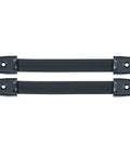 Strap Handle Set Of 2 With Black End Caps, Heavy Duty, 10 Inch Overall Length, Countersunk Mounting Holes, Model RH-0570BK-2-A