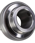 1-1/4 Inch Stainless Steel Insert Bearing With Set Screw Locking, Greaseable, Wide Inner Race, Spherical Outer Race, SUC207-20