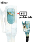 Push-to-talk button on Shoulder Speaker Microphone With 3.5mm Jack For Motorola Radios Handheld Mic Compatible With CP100D CP185
