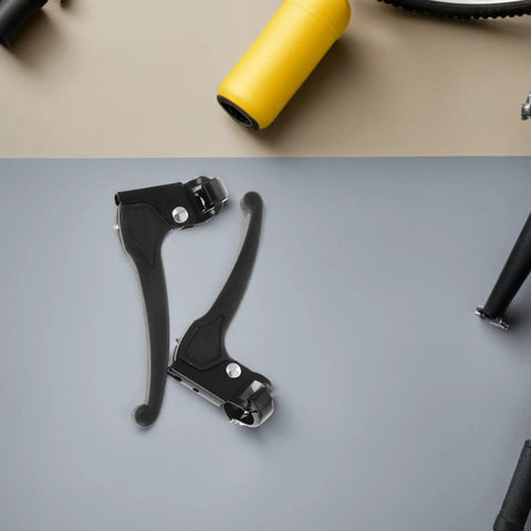Universal Wheelchair Brake Lever Replacement Kit Heavy Duty Iron And Plastic Build Easy Install Hand Brakes For Wheelchairs Sturdy Secure Locking Parking Brakes Fits 2.2cm Opening 4 Pack, black brake lever parts