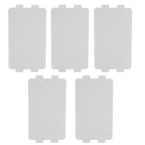 Microwave Mica Plate Replacement 5 Pack Universal Waveguide Cover Heat Shield For Oven Insulation Plate 6x2.5 Inch