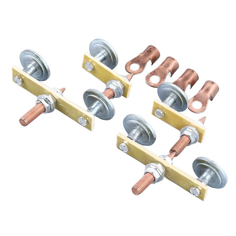 Jiawu Heavy Duty Magnetic Welding Support Set includes 4 Pcs durable copper tail ground clamps for mechanical repair uses.