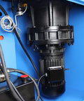 Pro Grade Shop Built Programmable Electric Hydraulic Tube Pipe Bender With PLC Auto Manual Controls And 3Hp Motor close-up of 3HP motor.