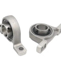 2 Pcs S Type Pillow Block Housing Zinc Alloy Mount With Bearing Insert Shaft Support 8 Mm To 35 Mm Spherical Roller Design