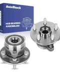 Front Wheel Hub Bearing Assembly With Abs Replacement For Toyota Corolla 2019 To 2024 Prius 2016 To 2022 And Prius Prime 2017 To 2022 Two Piece Set