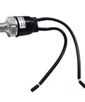 Lock Tight Air Pressure Switch For 120 To 150 Psi Automatic Compressor Cut Off Valve with black wires and metal port.
