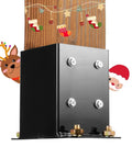 Railing Post Base 4x4 Real Size 3.5x3.5 5 Pack Black With Screws with festive decor, sturdy metal mount for outdoor structures