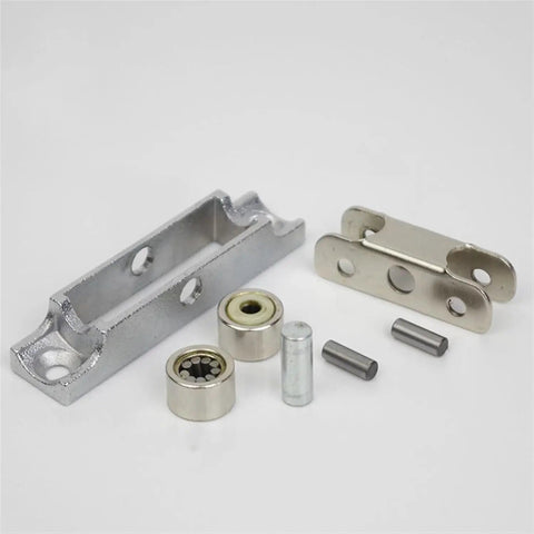 Built Tough Heavy Duty Sliding Door Rollers and Window Pulleys Rock Solid Double Wheel Hardware parts for installation.
