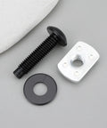 M8 Hardtop Quick Release Screw Kit For Jeep Wrangler TJ 1997 2006 And JK JKU 2007 2018, screw, washer, and nut detail