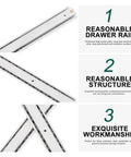 Heavy Duty Side Mounted Ball Bearing Drawer Slides One Pair 200Mm Full Extension Cabinet Hardware showing detailed structure and craftsmanship.