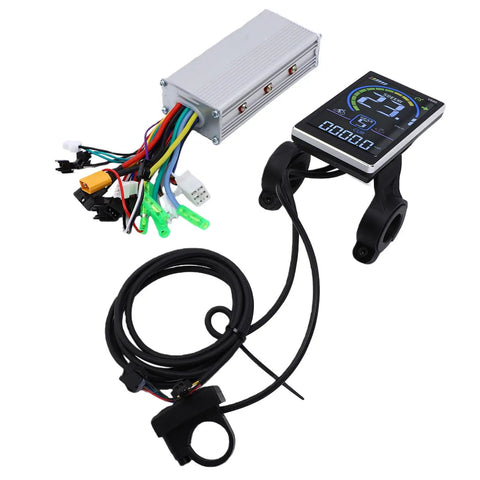 500W Electric Bike Controller Kit With LCD Display For Scooter Mods And Brushless Motor Controller Over Current Protection
