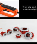 Heavy Duty Electric Pipe Threader, 2300W Portable Threading Machine with six tough dies and a non-slip grip handle.