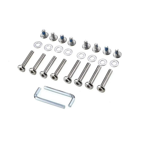 Inline Skate Replacement Wheel Axles Repair Kit With 6mm Shafts In 30mm And 36mm Lengths Includes 8 Screws 8 Washers 2 Hex Wrenches