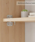 Stainless Steel L Bracket Corner Brace For Furniture Repair Right Angle Support With Screws Included Reinforce Shelves