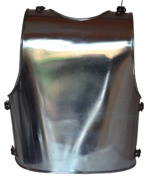 Heavy Duty 16 Gauge Steel Armor Cuirass With Adjustable Leather Straps Muscle Plate Chest Armor For Reenactment Cosplay And Larp Knights