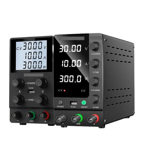 Beefy 32V 6A DC Variable Voltage Laboratory Power Supply With Built In Cooling Fan Safe Overcurrent And Overvoltage Protection