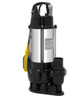 Heavy Duty Submersible Sump Pump Featuring Rust Resistant Stainless Steel Construction And Pure Copper Motor For Basement Drainage Crawl Space Water Removal Built Tough To Handle Slurry Like A Champion with a compact design.