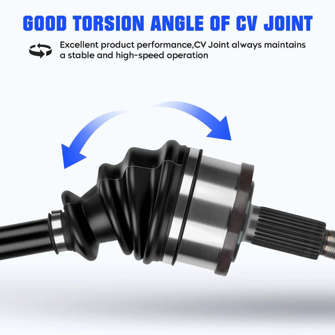 Dodge Front Left And Right CV Axle Shaft Set For AWD Charger Challenger Magnum And Chrysler 300 2005 Through 2020 Replacement Two Piece CV Joint Shaft Assembly, CV joint angle