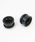 Transfer Case Shift Linkage Bushing Kit With E Clips For Dodge Ram 1500 2500 3500 showing two black rubber bushings