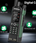Rad Long Range Ham Radio Handheld DM32 DMR Walkie Talkie with digital call and display screen for emergency use