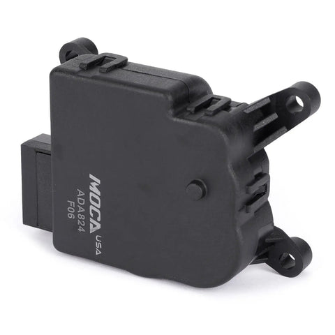Top Notch HVAC Air Blend Door Actuator Fits Volkswagen And Audi Like Jetta Golf Atlas Tiguan, black plastic component.