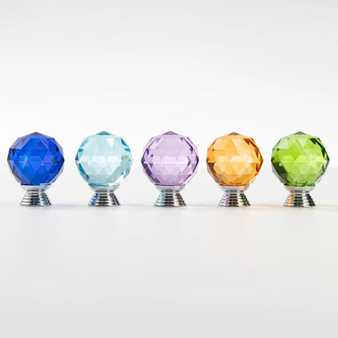 Dang Fancy 30mm Diamond Cut Crystal Cabinet Knobs With Clear Gold Alloy Base Super Smooth Drawer Handles For Kitchen Cupboards Dresser Wardrobe Furniture 6 Pack Solid Glass Pulls Pretty Darn Beautiful in various colors