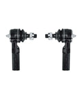 Front Lower Beefed Up Suspension Kit With Control Arm Ball Joint Sway Bar Stabilizer Link Outer And Inner Tie Rod Rack And Pinion Bellows Replacement For 2009 2010 2011 2012 2013 Toyota Corolla Matrix USA Built, showing two tie rods on white background