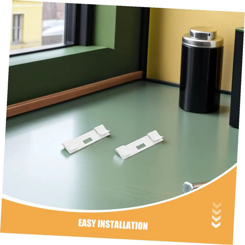 Vertical Blind Repair Tabs Kit With Metal Clips For Replacement Slats Vane Savers Easy Installation on a table