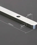 Stainless Steel Self Aligning Rail Joiner Kit For Track Saw With T Slot Fit Includes Screws And Wrench Seamless Extension