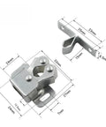 Heavy Duty Double Roller Cabinet Catch Set For Furniture 20 Pack Silver Finish with dimensions